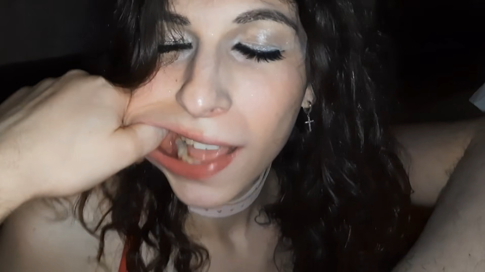 Private: Degraded sissy is licking feet and eating ass