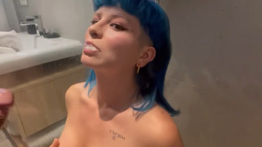 Sissy drinks piss from BBC